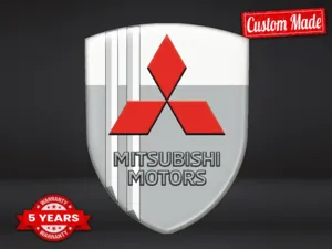 Mitsubishi Adesivi Logo Stampati Edizione Regolabili Essenziali